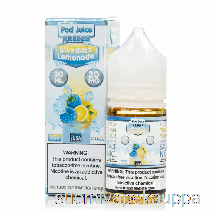 Vape Kauppa Freeze Blue Razz Limonadi - Pod Mehu - 30ml 20mg